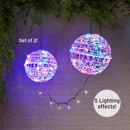 Hanging Lanterns Set of 2