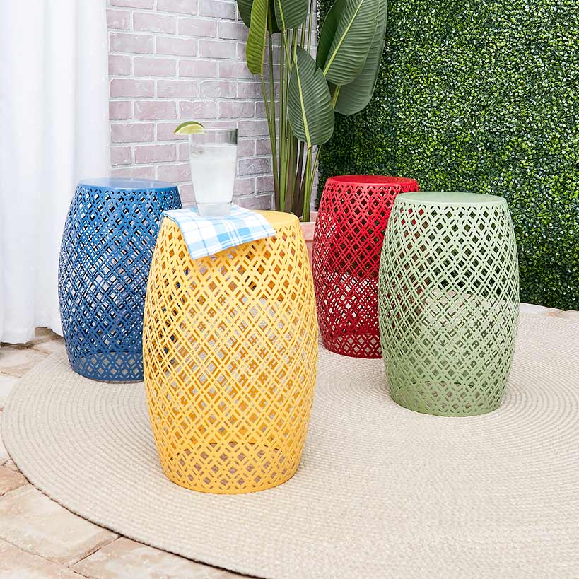 Metal Barrel Stool