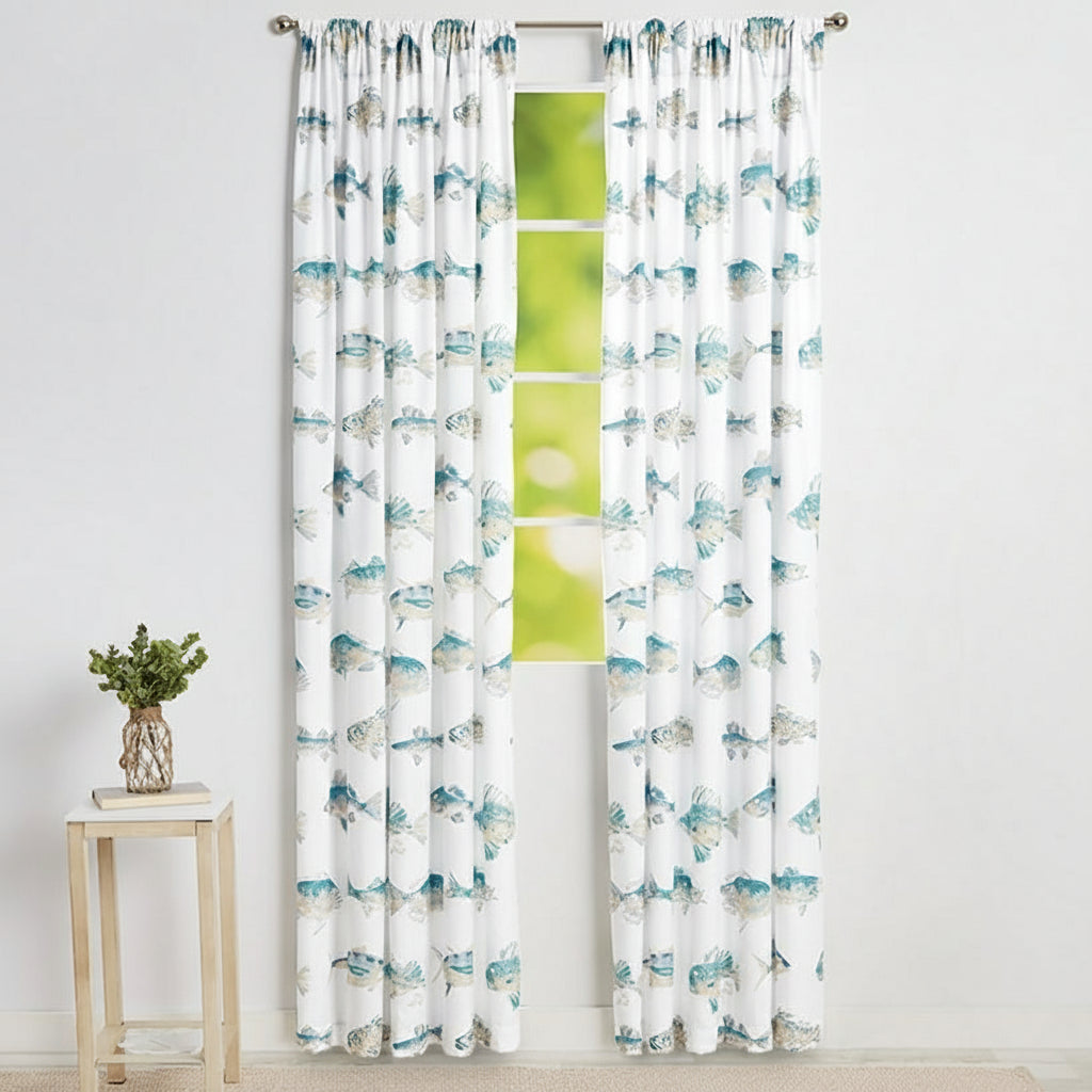 Tisa Fish Window Panel 50" x 63" or 50" x 84"
