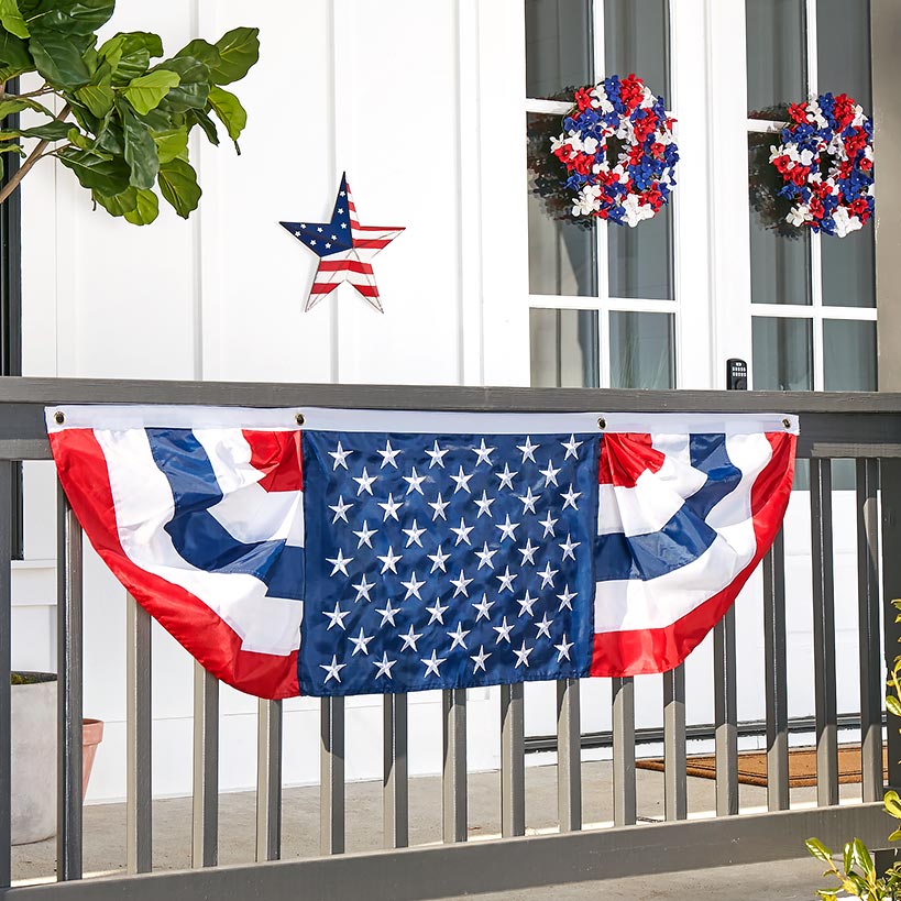 Patriotic American Bunting - 60 Inch