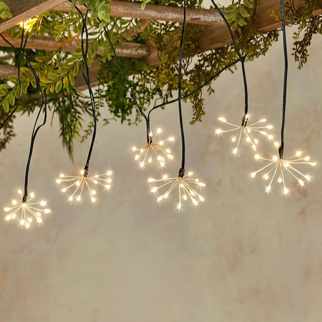Solar Starburst String Lights With 8 Light Modes