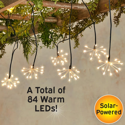 Solar Starburst String Lights With 8 Light Modes