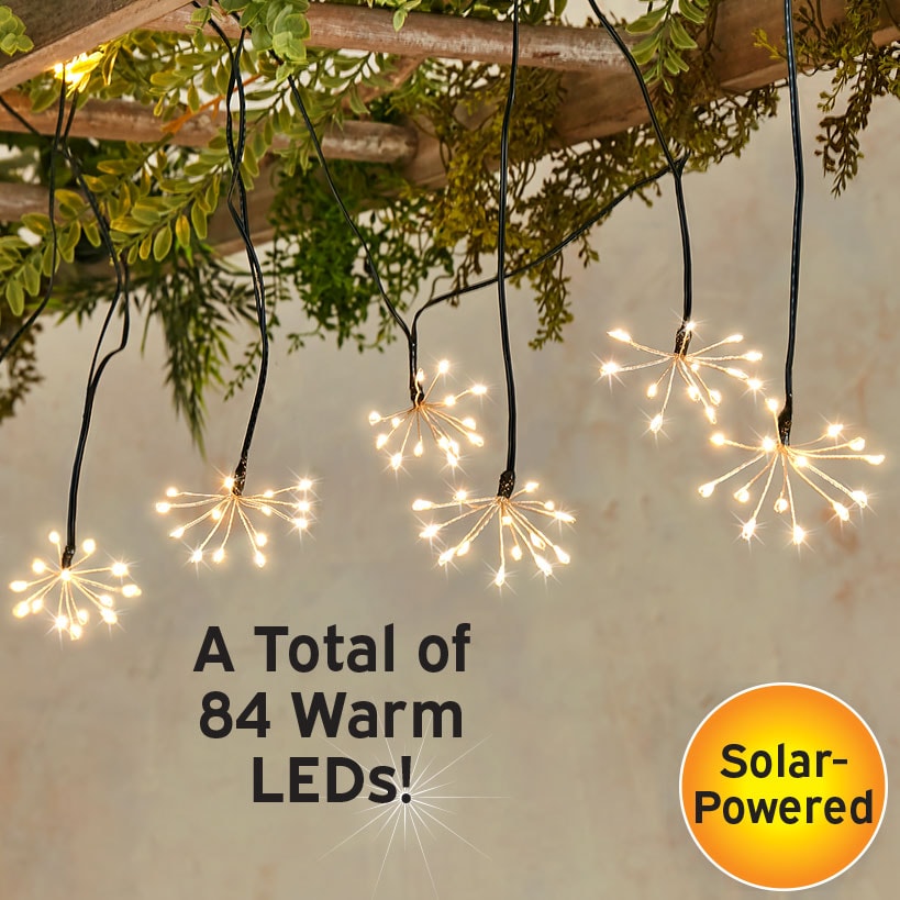 Solar Starburst String Lights With 8 Light Modes