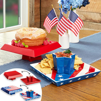 Americana 2-in-1 Serving Tray