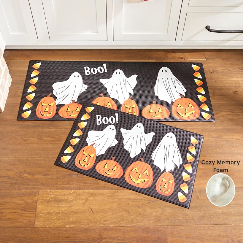 BOO! Kitchen Accent Rug or Runner