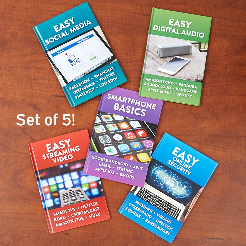 Easy Tech Reference Books For Navigating the Digital World - Set of 5 ...