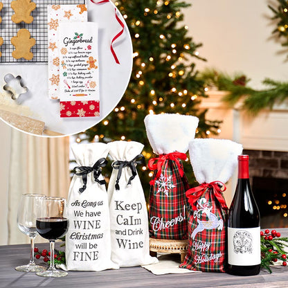 Holiday Gift Ideas or Gingerbread Kitchen Towels with Cookie Cutter