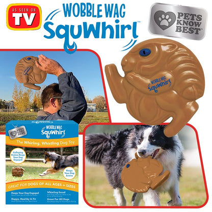 Pet Knows Best™ SquWhirl™ Dog Toy - Fun Whistling Disc for Endless Playtime