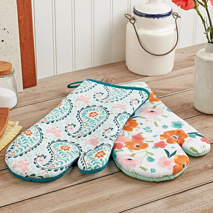 Dolly Parton Set of 2 Cotton Twill Oven Mitts