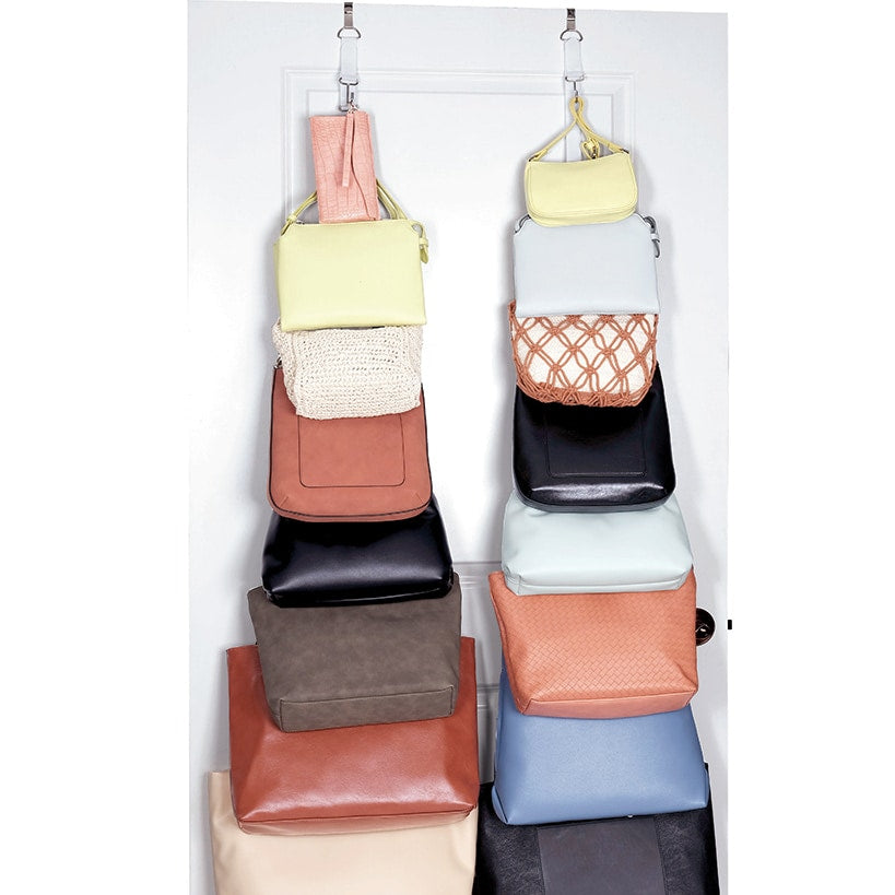 Over-the-Door Velcro Purse and Accessory Rack - 2-Pk.