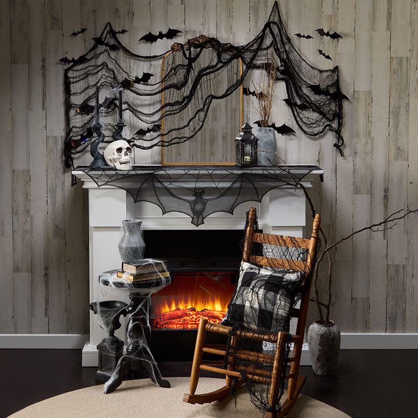 Set of 3 Creepy Halloween Fabrics