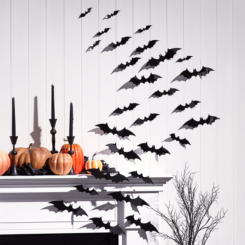 Halloween Bat Décor - 28 Piece Set