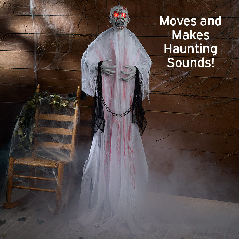 Lighted Hanging Zombie