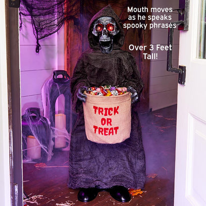 Creepy Skeleton Butler Greeter