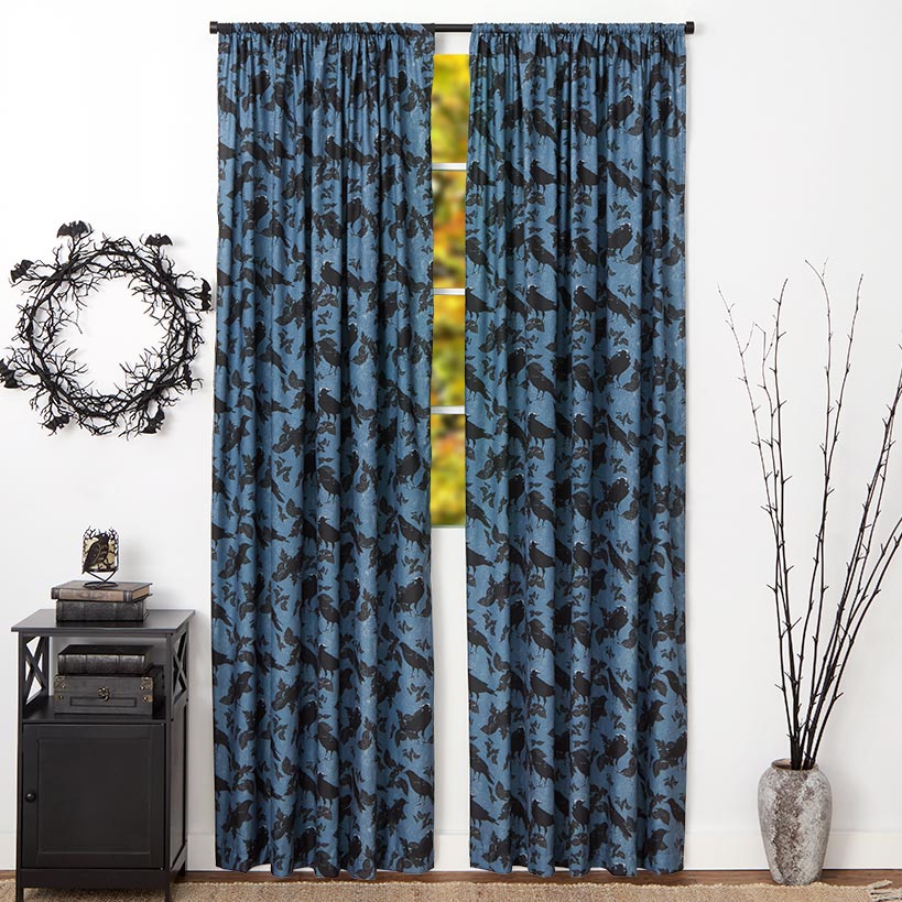 The Raven Window Panel 50" x 63"