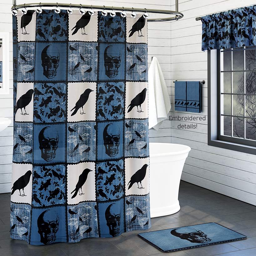 The Raven Shower Curtain