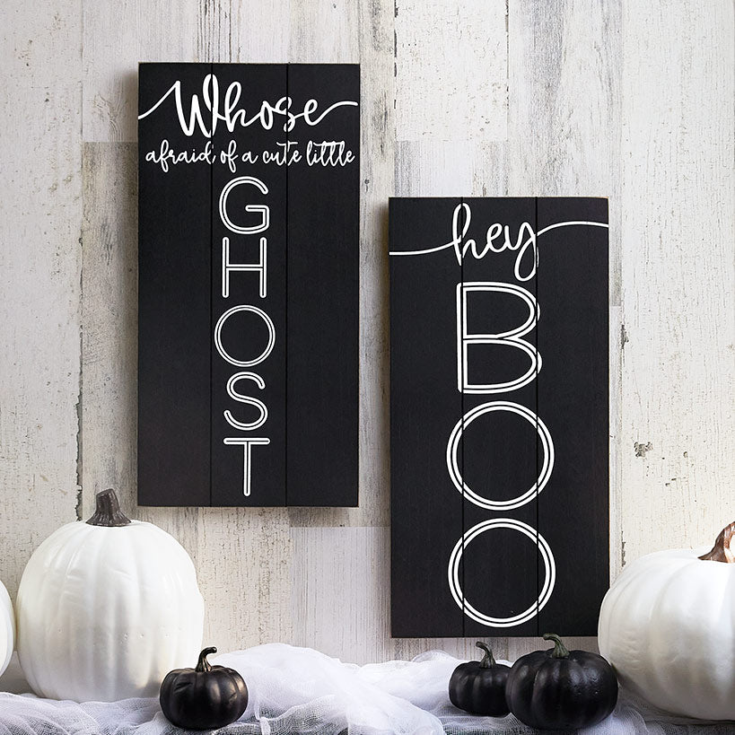 Humorous Halloween Ghost Sign