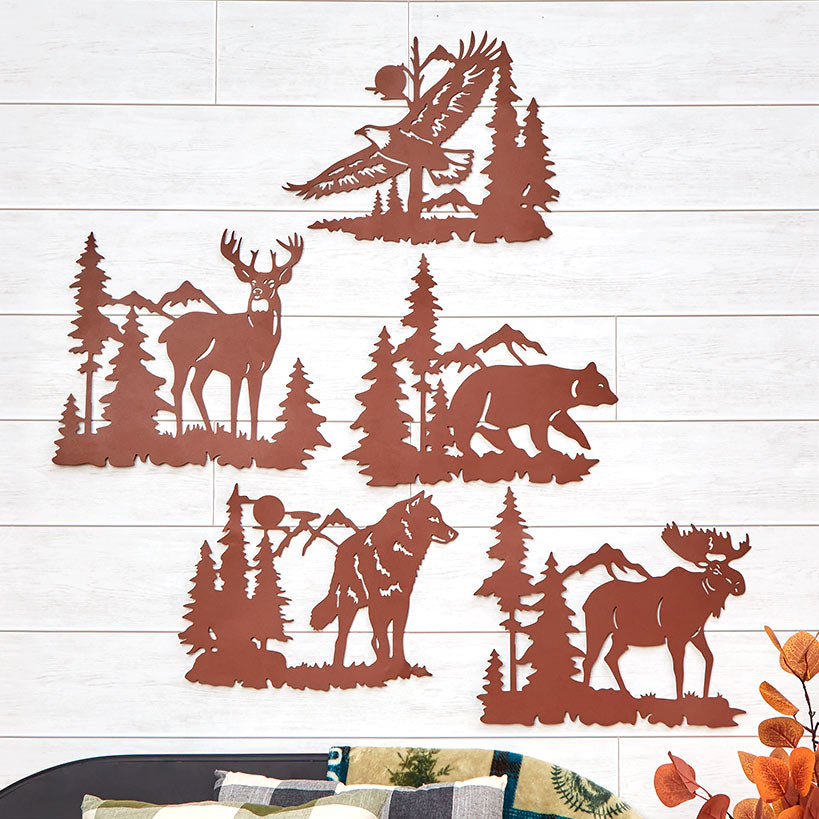 Woodland Animal Silhouettes