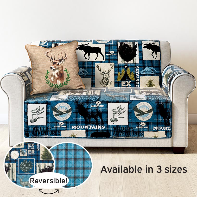 Mossy Oak Never Stop Exploring Furniture Cover Chair, Loveseat, or Sofa