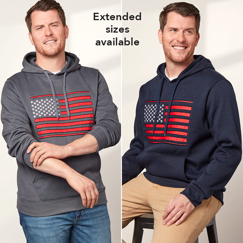 American Flag Men's Hoodie