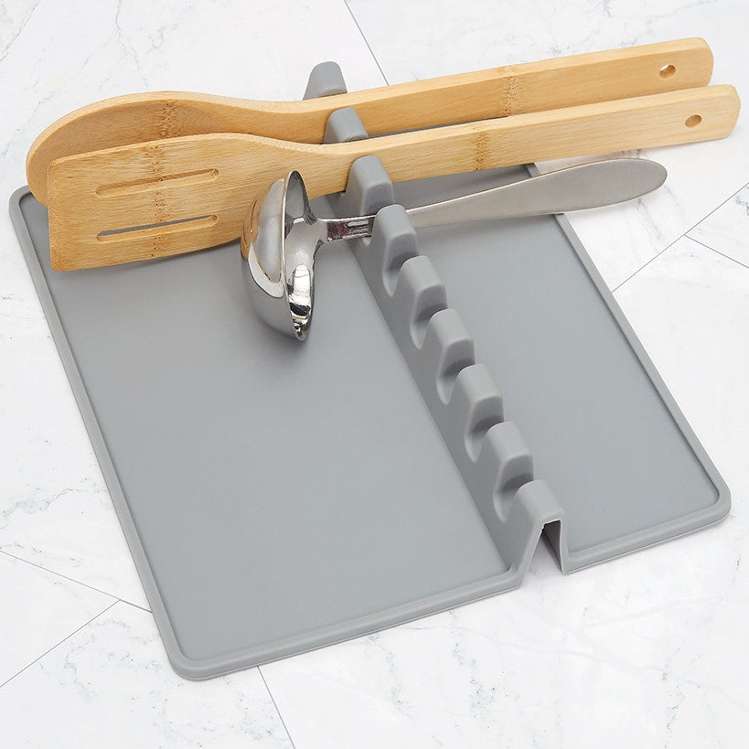 Silicone Utensil Spoon Rest for Multiple Utensils