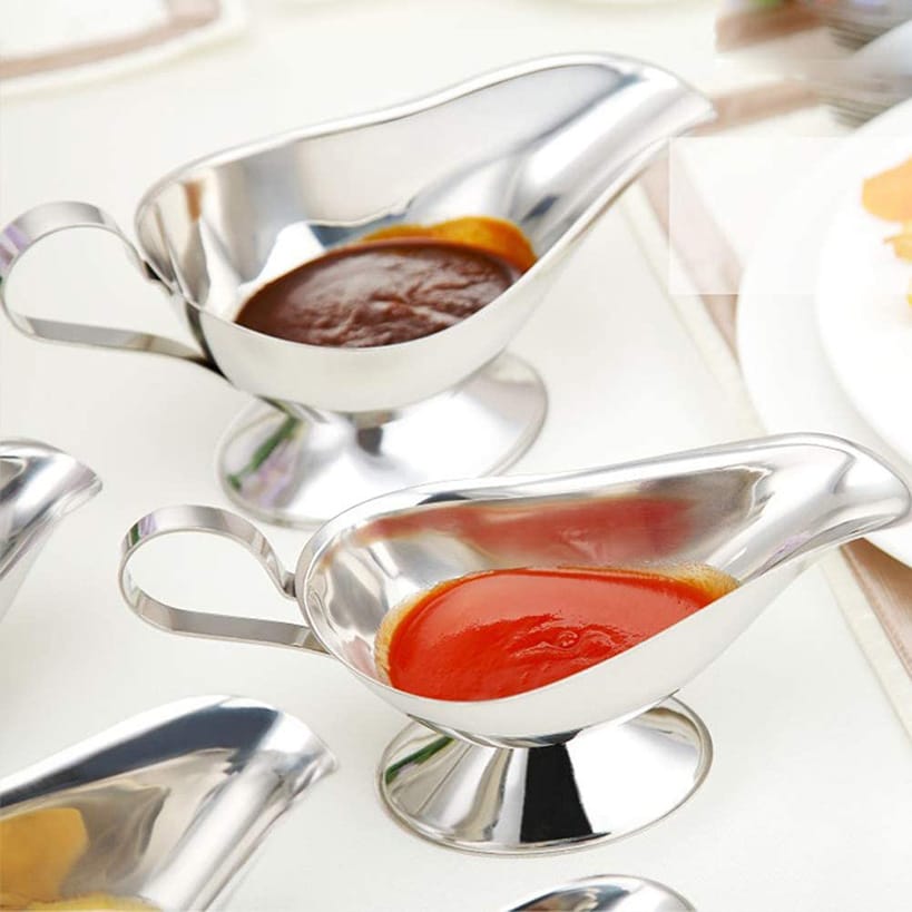Gravy Boat Stainless Steel 5oz