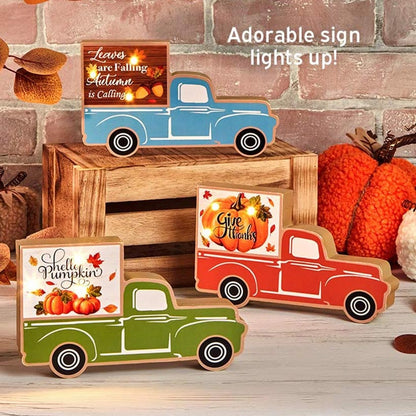 Lighted Truck with Message