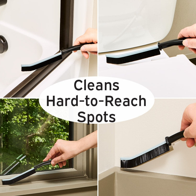 Dead Corner Gap Cleaning Brush, Double Bristles and Ergonomic Handle