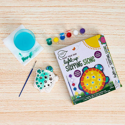 Paint Your Own Light-Up Stepping Stone