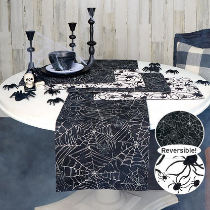 Spider Webs Set of 4 Placemats or Table Runner