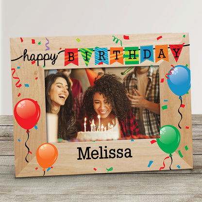 Personalized Happy Birthday Picture Frame