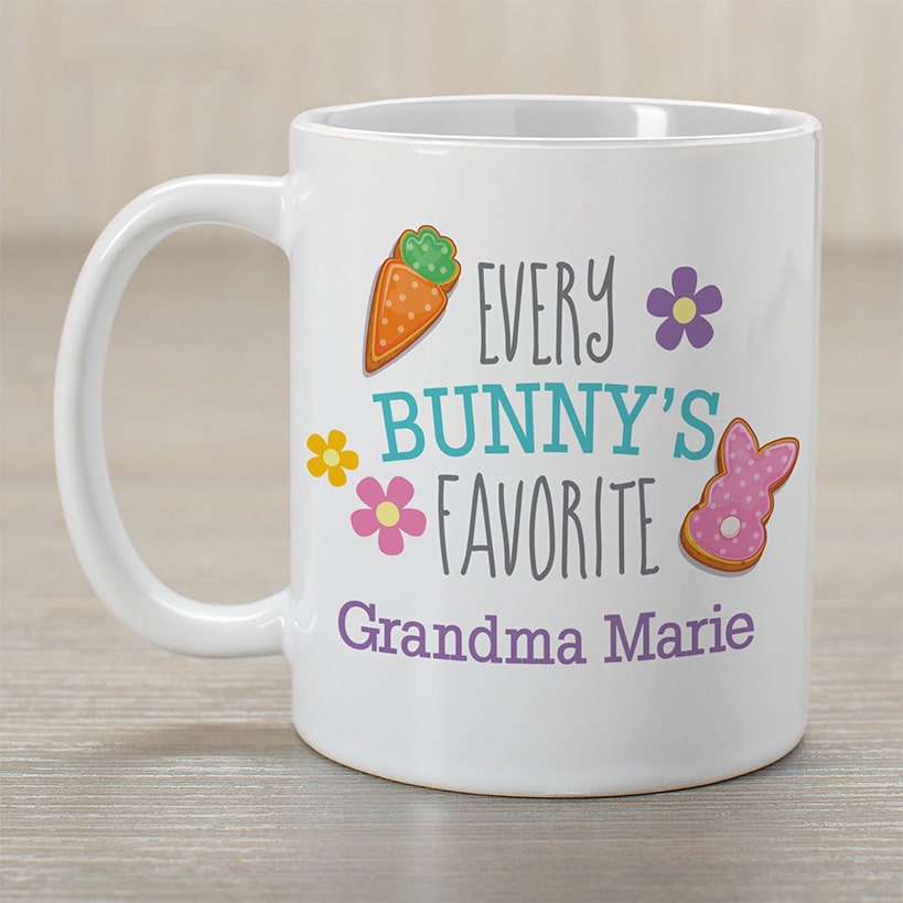 Personalized Easter Every Bunny Favorite Coffee Mug