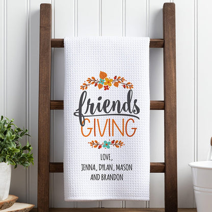 Personalized Friends Giving Kitchen Towel