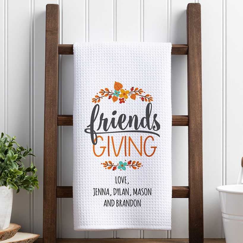 Personalized Friends Giving Kitchen Towel