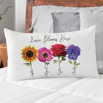 Personalized Lumbar Throw Pillow