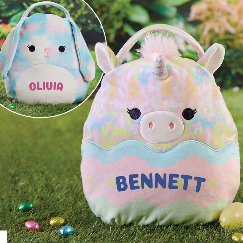 Personalized Easter Squishmellow Plush Treat Bag