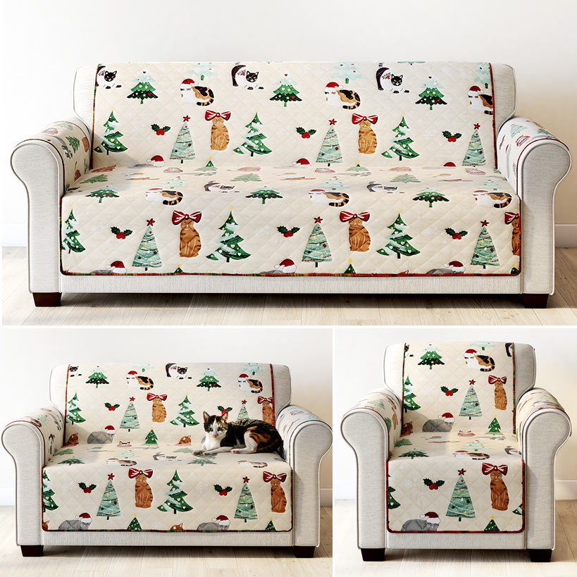 Merry Catmas Furniture Covers