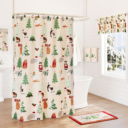 Merry Catmas Shower Curtain