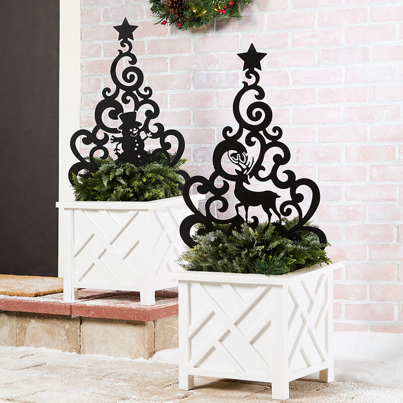 Holiday Metal Garden Stakes