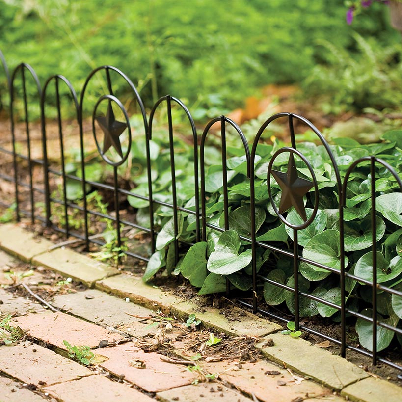 6-Pc. Garden Edge with Star