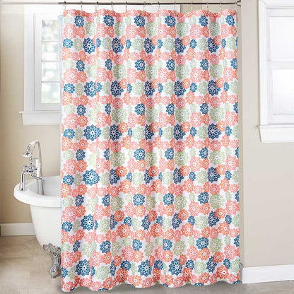 Homewear Iris Shower Curtain with Hooks