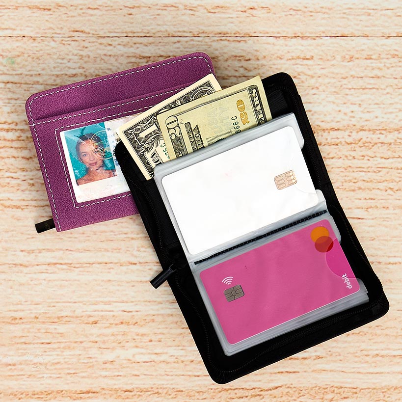 RFID Wallet and ID Pocket Slim Wallet