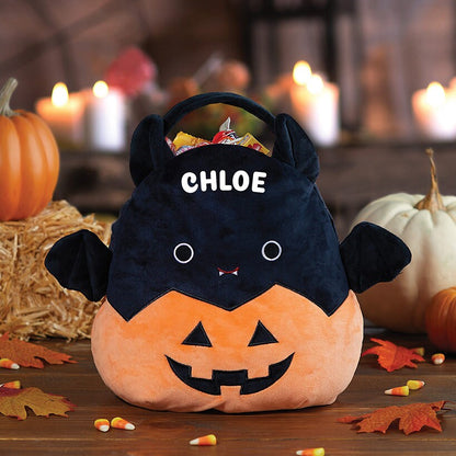 Personalized Halloween Squishmellow Treat Bag Emily Bat