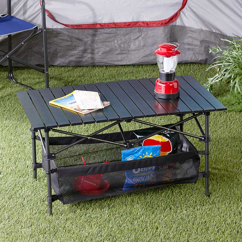 Outdoor Portable Folding Camping Table Lightweight With Storage Bag
