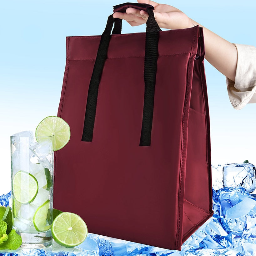 Insulated Grocery Bag Burgundy