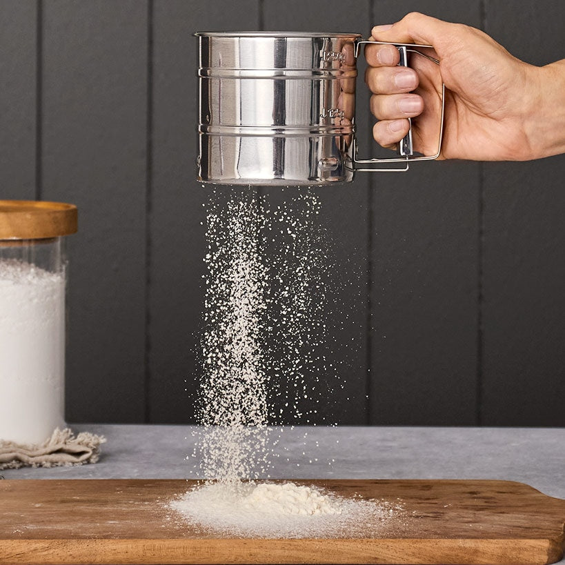 Hand Held Sifter for Baking Stainless Steel