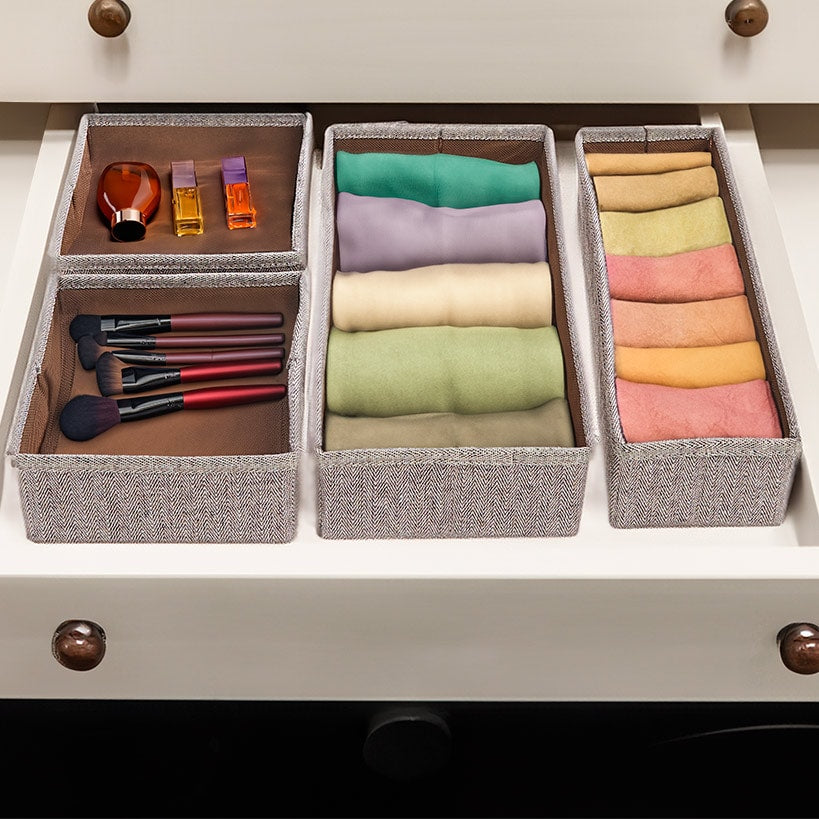 Whitmor Bedroom or Closet Drawer Organizers - Set of 4