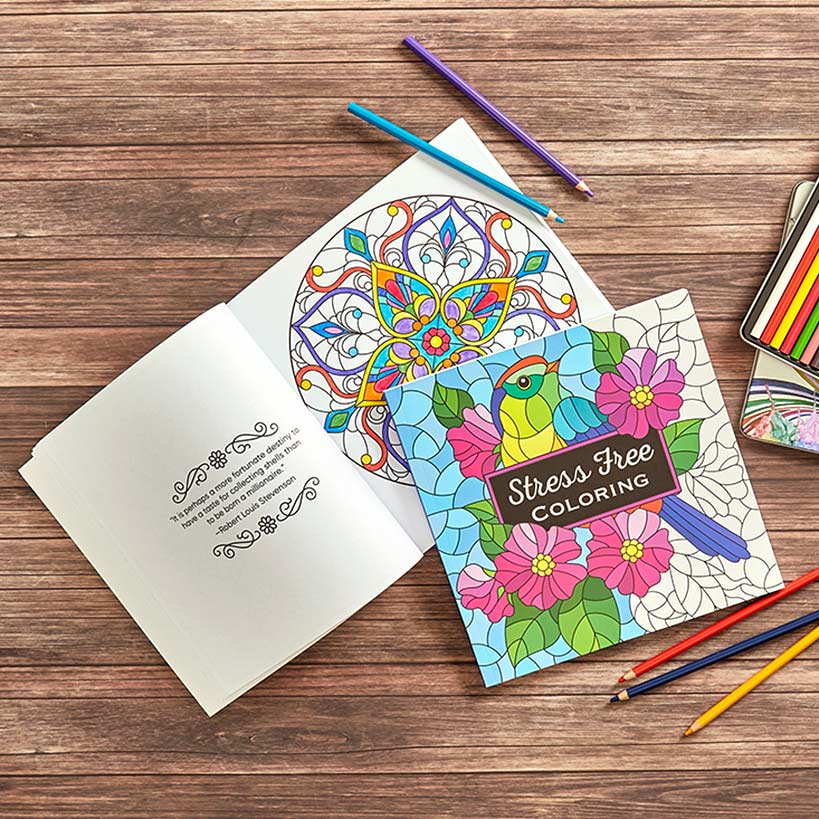 Stress-Free Coloring Book