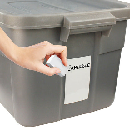 Erasable Labels Starter Kit with 10 Labels Eraser and Pen 3x5