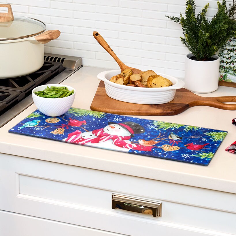 Festive Holiday Countertop Protecter